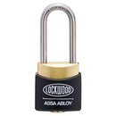 Lockwood 312AD38/BK Brass 30mm Padlock 38mm Shackle Black Cover
