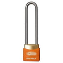 Lockwood 312EL50/OR Brass 30mm Padlock 50mm Shackle Orange Cover