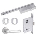 Yale Simplicity S2 Lever & Turn Complete Door Kit SS