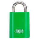 Lockwood 215A619 50mm Padlock 19mm Shackle Green Cover KA