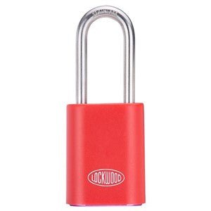 Lockwood 215A650 50mm Padlock 50mm Shackle Red Cover KA
