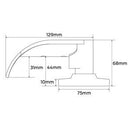 Legge G2 Sparta Passage Latch - Satin Chrome Plate