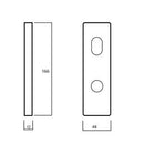 Lockwood 1939-70 Disabled Turn Snib & Lever SC