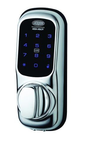 Lockwood 001Touch Plus Keypad With 001 Latch And Yale Network L - Module Chrome Plate Chrome Plate - primehardware
