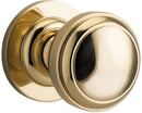 Iver Paddington Door Knob On Round Rose Concealed Fix - primehardware