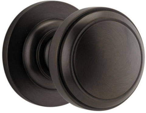 Iver Paddington Door Knob On Round Rose Concealed Fix - primehardware