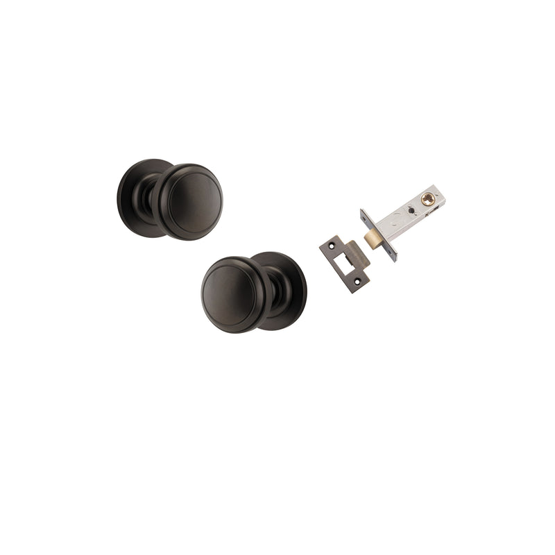 IVER PADDINGTON DOOR KNOB ON ROUND ROSE CONCEALED FIX - CUSTOMISE TO YOUR NEEDS