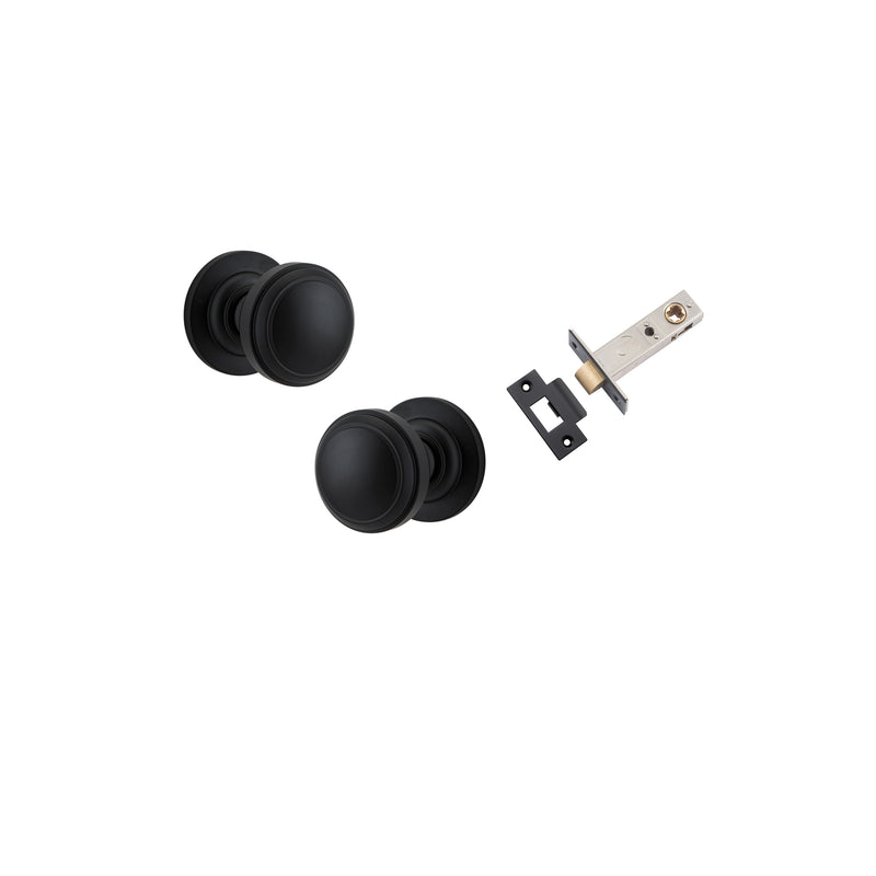 IVER PADDINGTON DOOR KNOB ON ROUND ROSE CONCEALED FIX - CUSTOMISE TO YOUR NEEDS