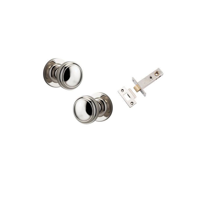 IVER PADDINGTON DOOR KNOB ON ROUND ROSE CONCEALED FIX - CUSTOMISE TO YOUR NEEDS