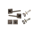 Iver Baltimore Door Lever Handle On Square Rose - primehardware