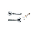 Iver Verona Door Lever Handle On Round Rose Pair - primehardware
