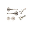 Iver Verona Door Lever Handle On Round Rose Pair - primehardware