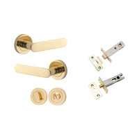 IVER BRONTE DOOR LEVER ON ROUND ROSE - CUSTOMISE TO YOUR NEEDS