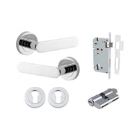 IVER BRONTE DOOR LEVER ON ROUND ROSE - CUSTOMISE TO YOUR NEEDS