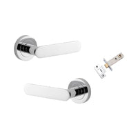 IVER BRONTE DOOR LEVER ON ROUND ROSE - CUSTOMISE TO YOUR NEEDS