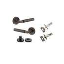 Iver Berlin Solid Brass Door Lever Handle | Separate Privacy Kit | 7 Finishes - Signature Brass