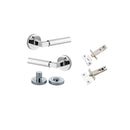 Iver Berlin Door Lever Handle On Round Rose Passage - primehardware