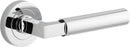 Iver Berlin Solid Brass Door Lever Handle | Lever Set Only | 7 Finishes - Polished Chrome