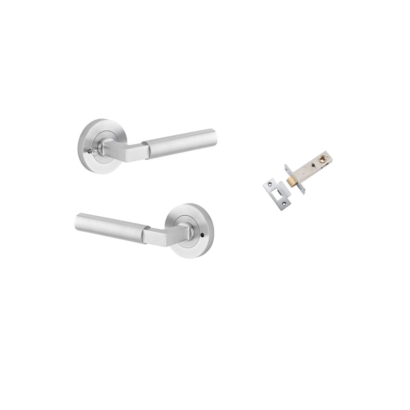 IVER BERLIN DOOR LEVER HANDLE ON ROUND ROSE PASSAGE - CUSTOMISE TO YOUR NEEDS
