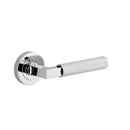 Iver Brunswick Door Lever Handle On Round Rose - primehardware