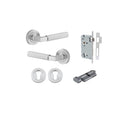 Iver Brunswick Door Lever Handle On Round Rose - primehardware