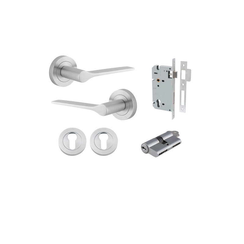 IVER COMO DOOR LEVER HANDLE ON ROUND ROSE- CUSTOMISE TO YOUR NEEDS