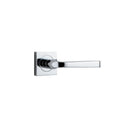 Iver Annecy Door Lever Handle On Square Rose Pair - primehardware