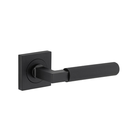 Iver Brunswick Door Lever Handle On Square Rose - primehardware