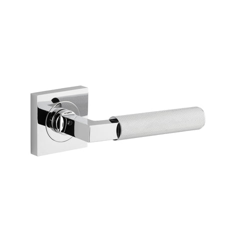 Iver Brunswick Door Lever Handle On Square Rose - primehardware