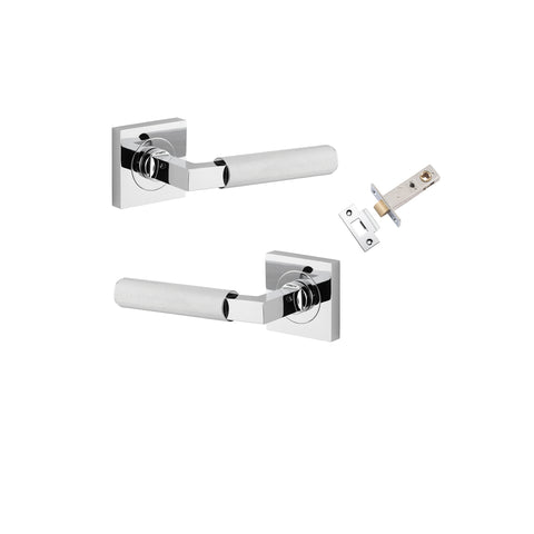 Iver Brunswick Door Lever Handle On Square Rose - primehardware