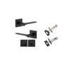 Iver Como Door Lever Handle On Square Rose - primehardware