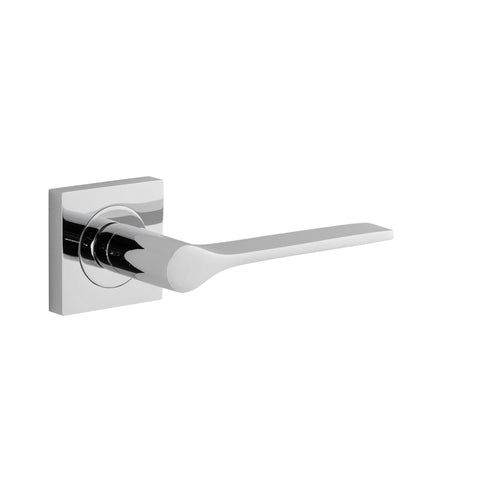 Iver Como Door Lever Handle On Square Rose - primehardware