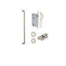 IVER Brunswick Door Pull Handle | 600mm Entrance Kit (Key/Key) - Satin Nickel