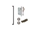 IVER Berlin Door Pull Single Handle Only | 600mm Single Pull Handle - Matt Black