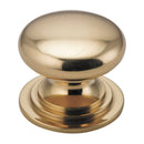 IVER Sarlat Cupboard Knob Handle | 38mm - Polished Brass