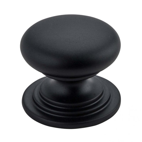 IVER Sarlat Cupboard Knob Handle | 32mm - Matt Black