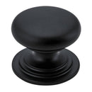 IVER Sarlat Cupboard Knob Handle | 38mm - Matt Black
