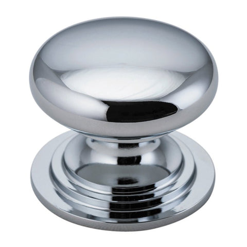IVER Sarlat Cupboard Knob Handle | 38mm - Polished Chrome