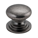 IVER Sarlat Cupboard Knob Handle | 32mm - Distressed Nickel