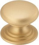 IVER Sarlat Cupboard Knob Handle | 38mm - Brushed Brass