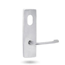 Lockwood 1801 Square End Plate With Cylinder Hole & 90 Lever Architectural Bronze 1801/90AZ - primehardware