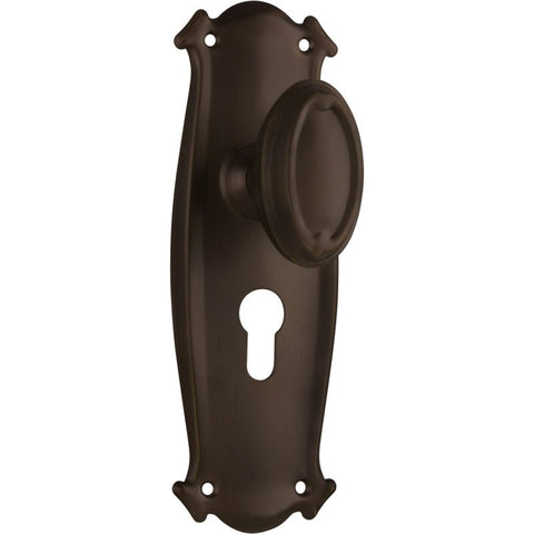 Tradco Bungalow Door Knob on Backplate - Customise to your needs - primehardware
