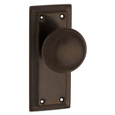 Tradco Richmond Door Knob on Short Backplate - Customise to your needs - primehardware