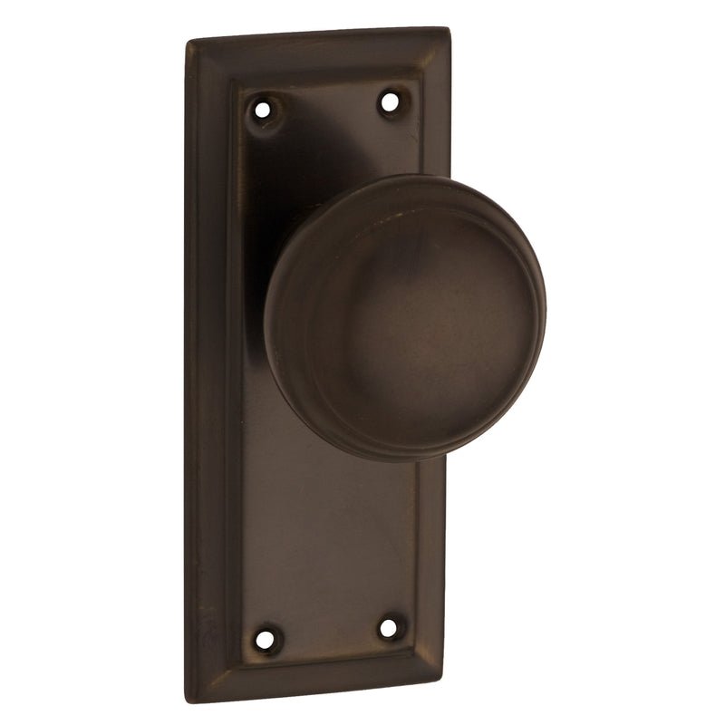 Tradco Richmond Door Knob on Short Backplate - Customise to your needs - primehardware