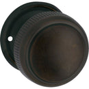 Tradco Large Milled Edged Mortice Door Knob on Round Rose - Customise ot your needs - primehardware