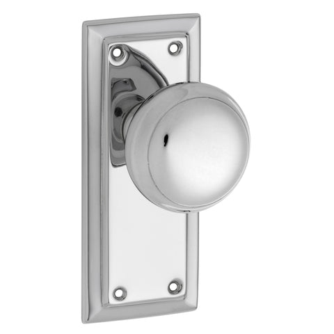 Tradco Richmond Door Knob on Short Backplate - Customise to your needs - primehardware