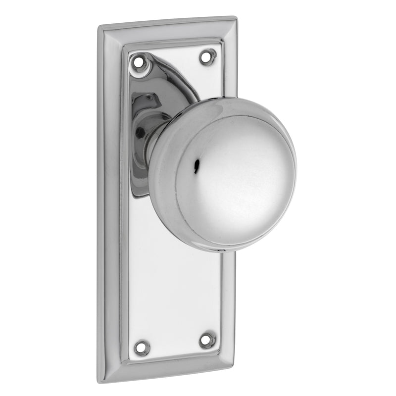 Tradco Richmond Door Knob on Short Backplate - Customise to your needs - primehardware