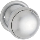 Tradco Large Milled Edged Mortice Door Knob on Round Rose - Customise ot your needs - primehardware