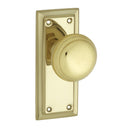 Tradco Richmond Door Knob on Short Backplate - Customise to your needs - primehardware