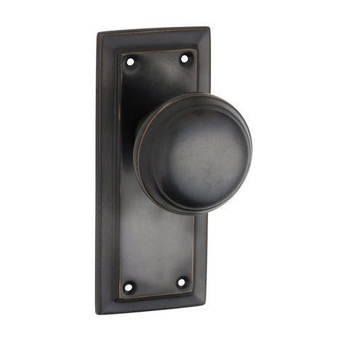 Tradco Richmond Door Knob on Short Backplate - Customise to your needs - primehardware